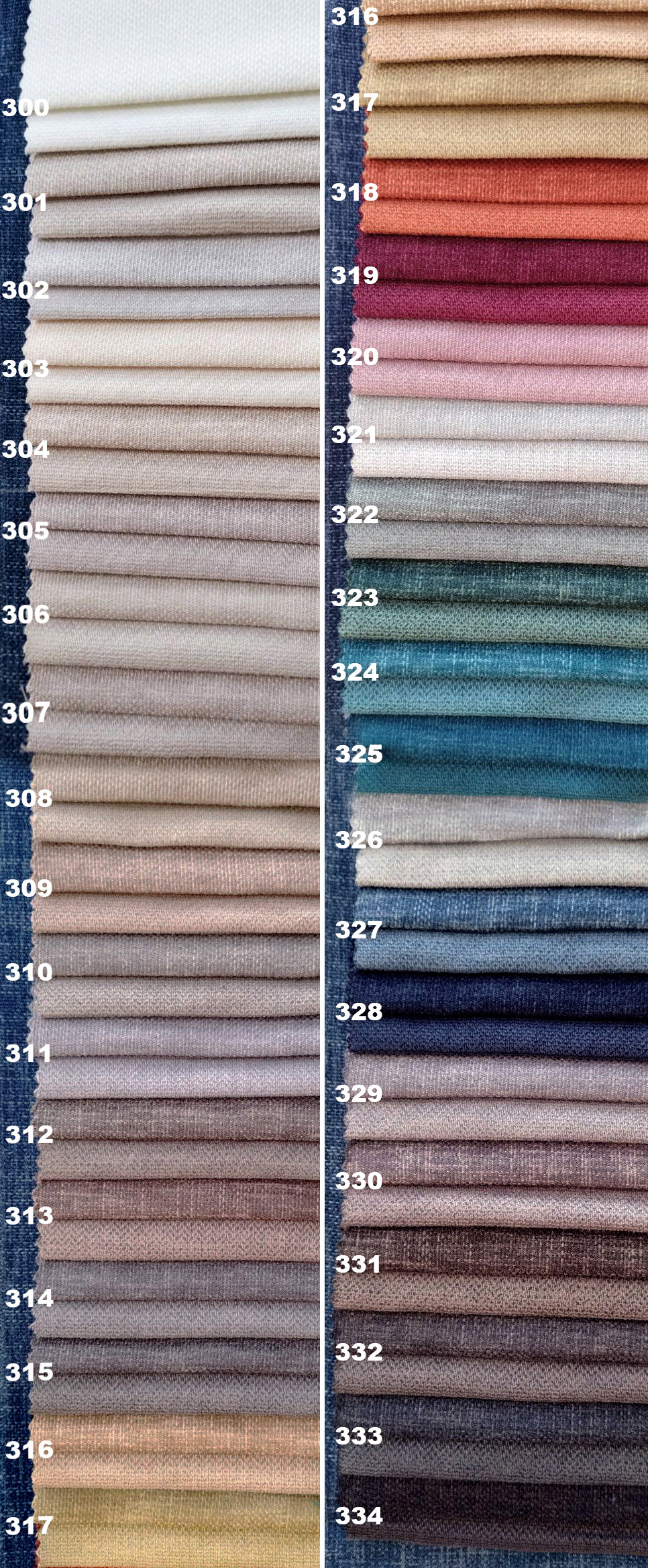 Палітра колекції TOSKANA